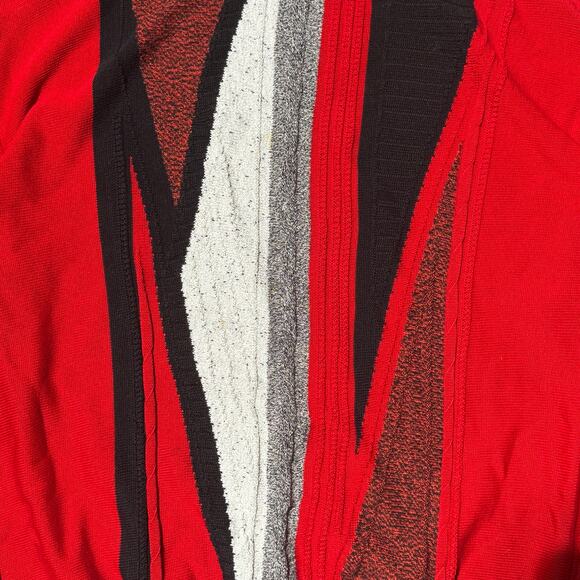 1990s St. Croix Red Knit Sweater - Picture 2 of 5